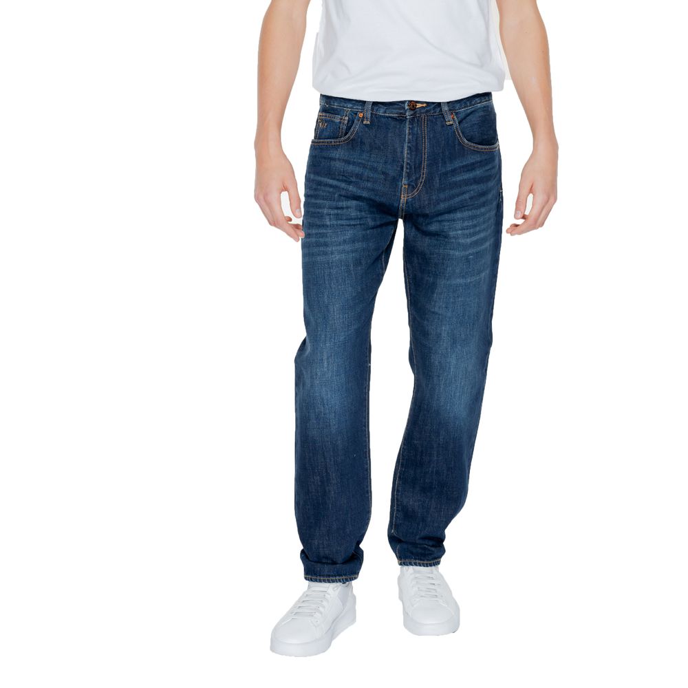 Armani Exchange Blue Cotton Skinny Jeans | Regal Royce