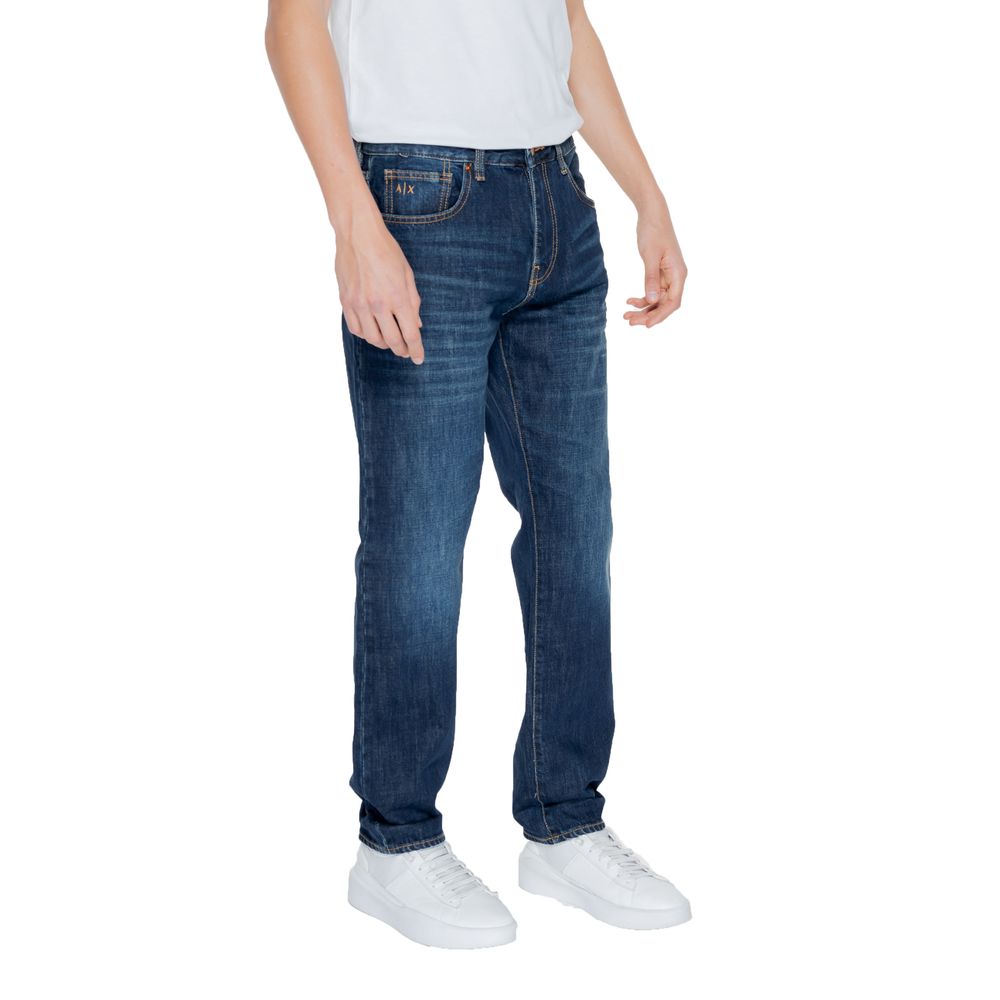 Armani Exchange Blue Cotton Skinny Jeans | Regal Royce