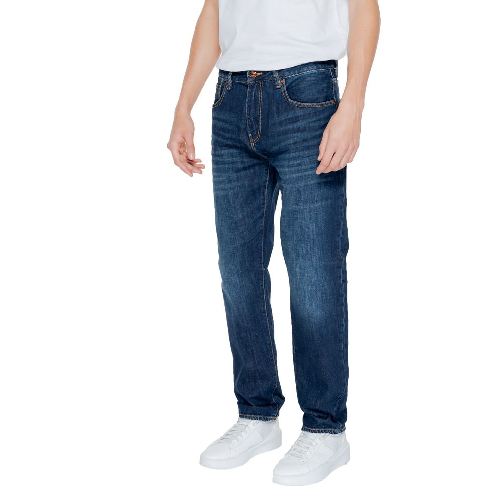 Armani Exchange Blue Cotton Skinny Jeans | Regal Royce