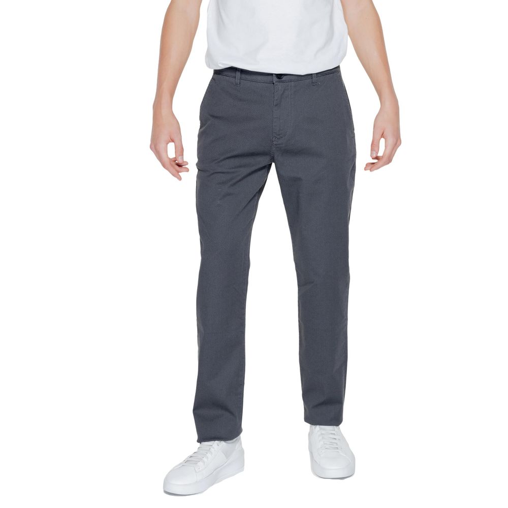 Armani Exchange Black Cotton Casual Pants | Regal Royce