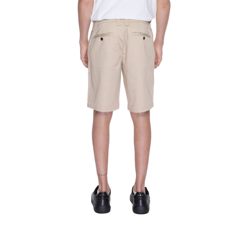 Armani Exchange Beige Cotton Bermuda Shorts | Regal Royce