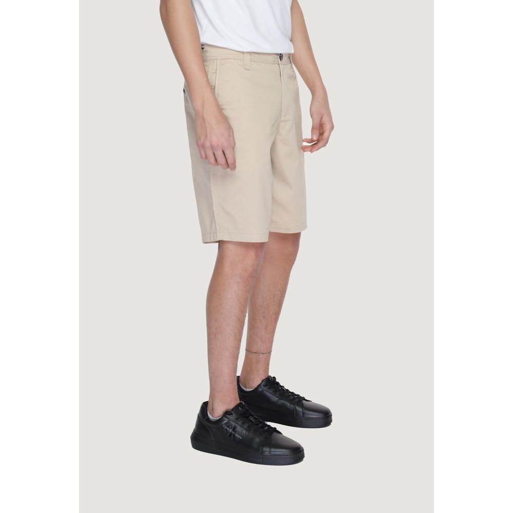 Armani Exchange Beige Cotton Bermuda Shorts | Regal Royce