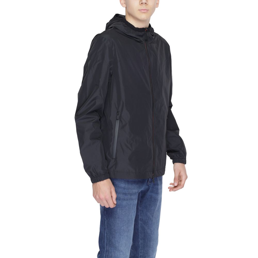 Suns Black Polyester Shell Jacket | Regal Royce