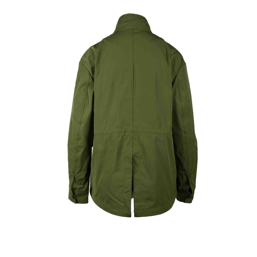 Love Moschino Green Polyester Parka | Regal Royce