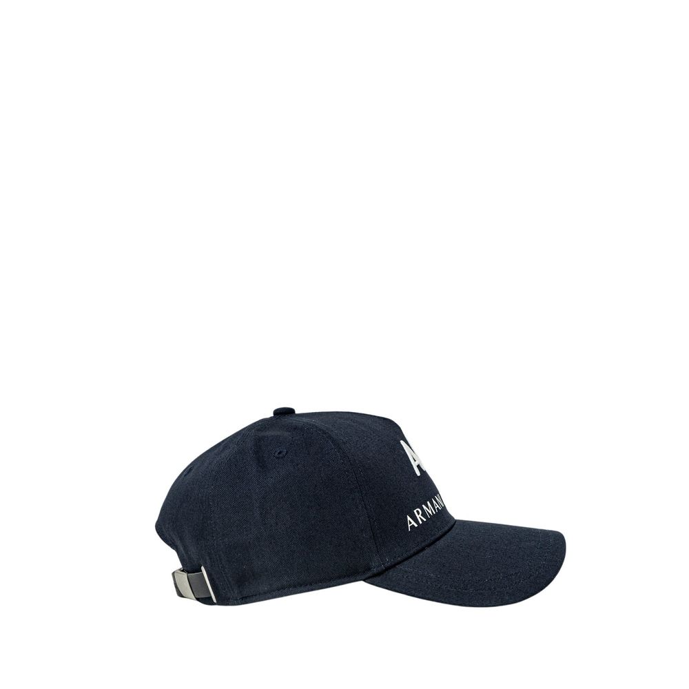 Armani Exchange Blue Cotton Cap (Baseball Hat) | Regal Royce