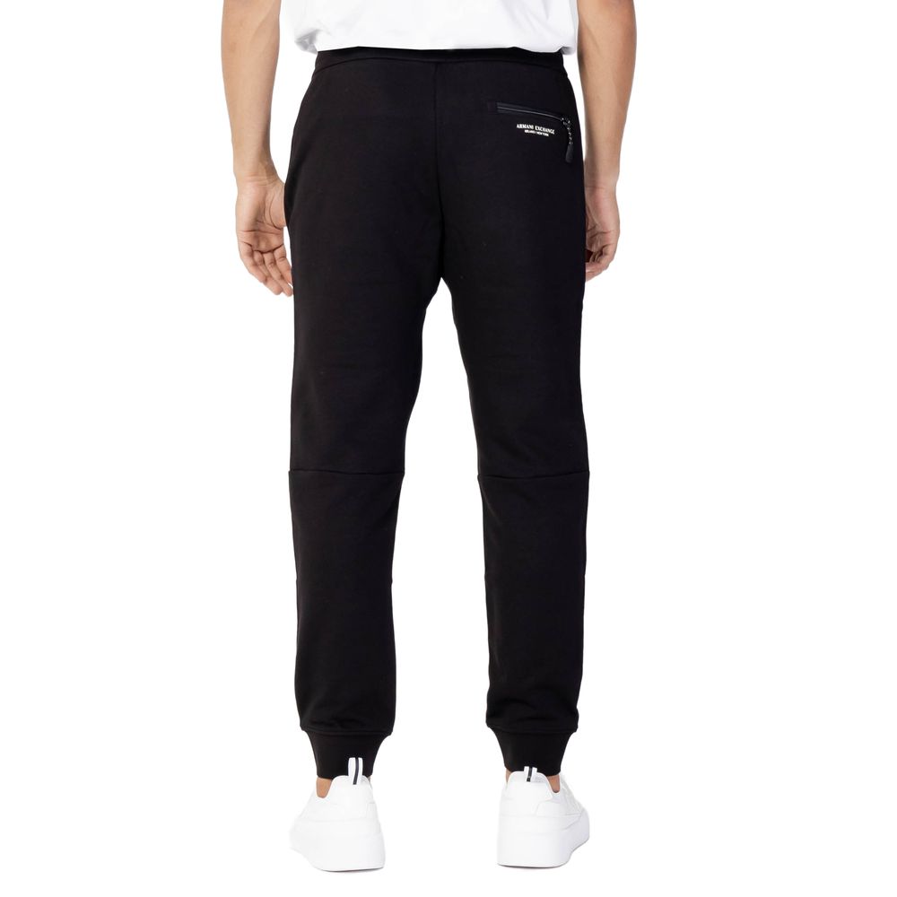 Armani Exchange Black Cotton Joggers (Workout Pants) | Regal Royce