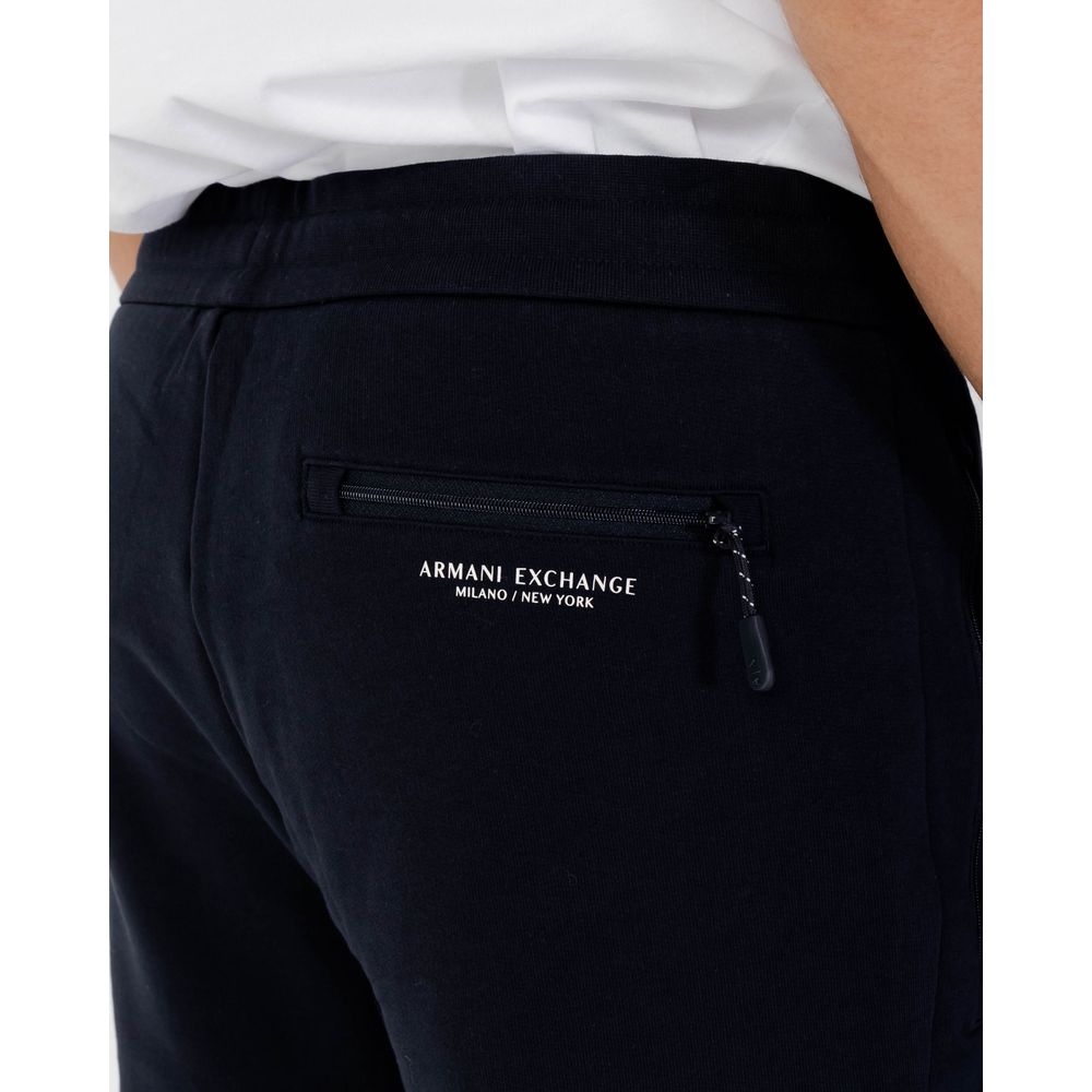 Armani Exchange Blue Cotton Joggers (Workout Pants) | Regal Royce