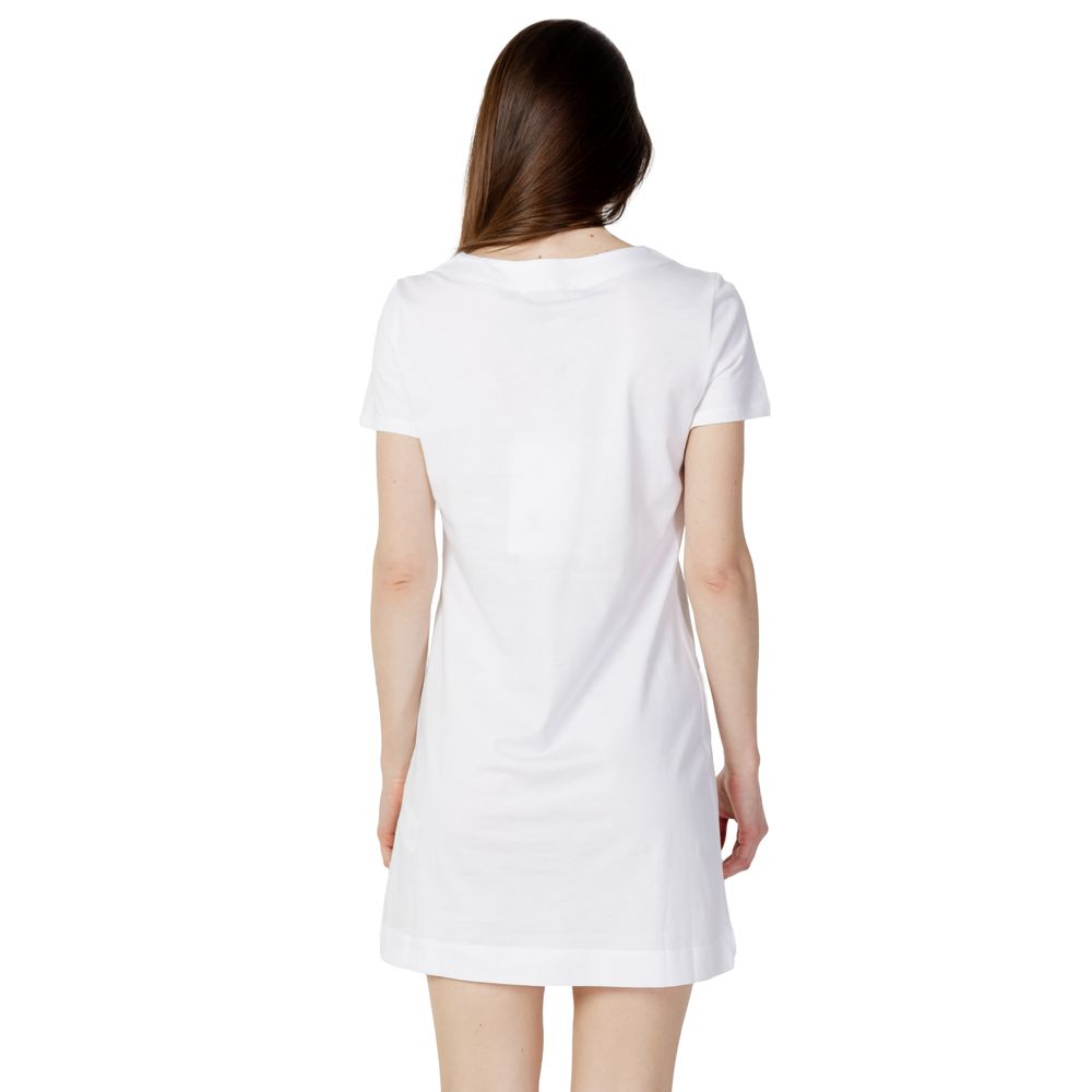 Love Moschino White Cotton Short Dress | Regal Royce
