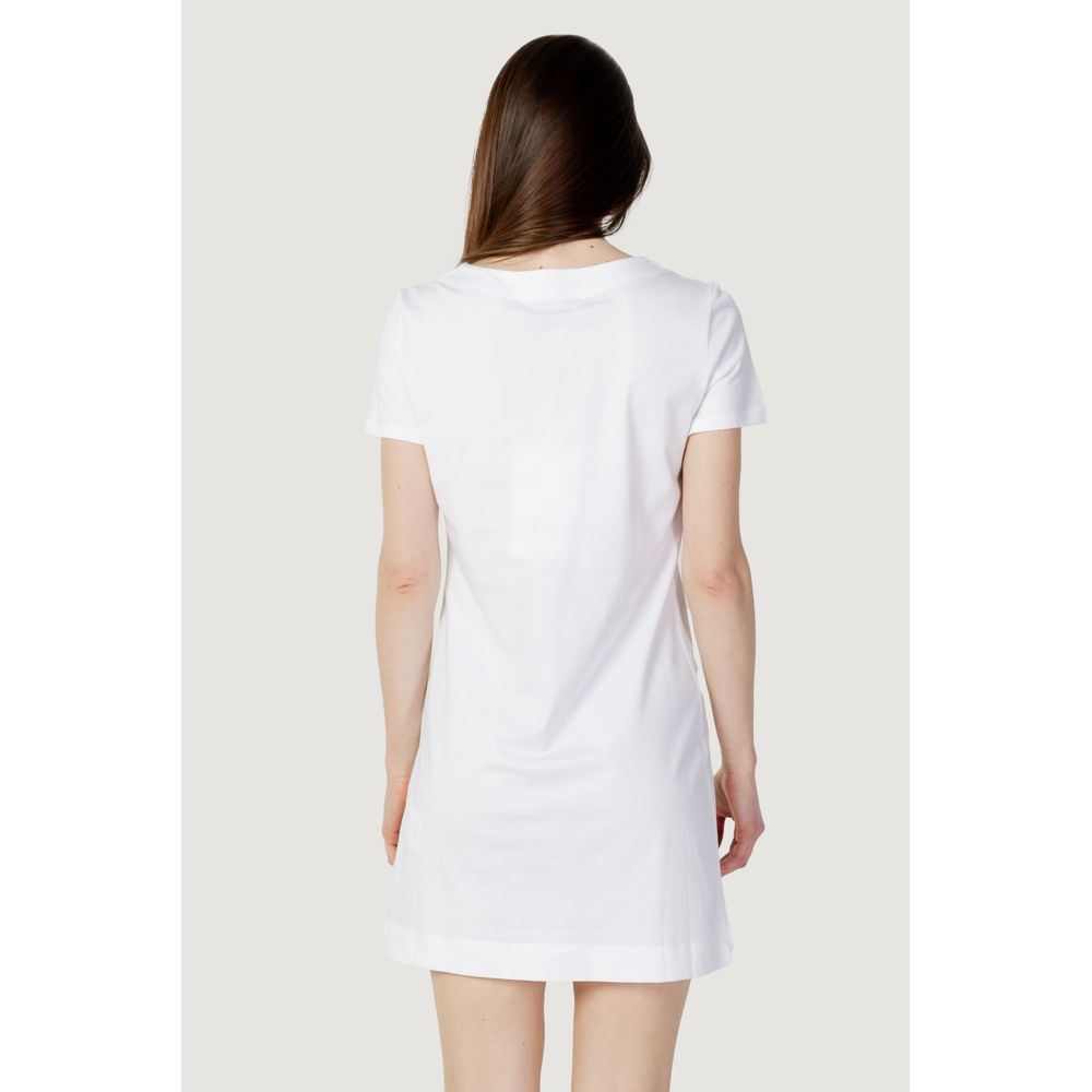 Love Moschino White Cotton Short Dress | Regal Royce