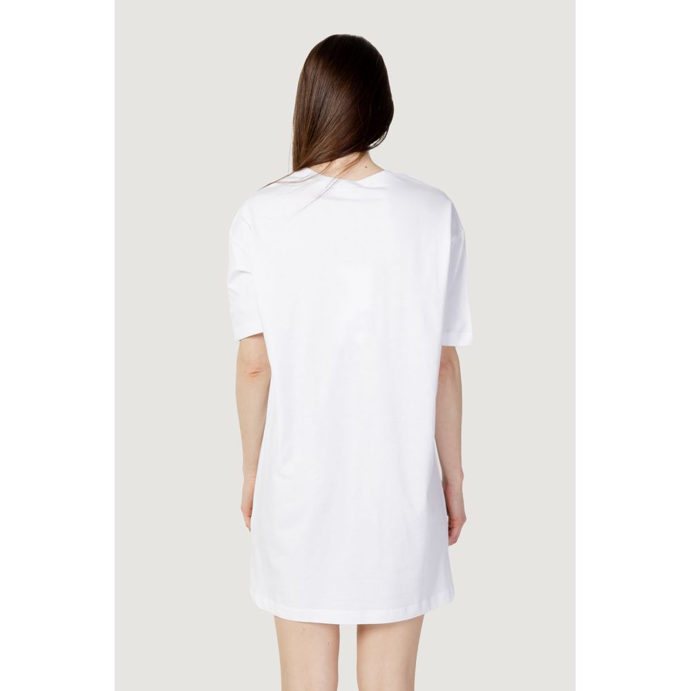 Love Moschino White Cotton Short Dress | Regal Royce