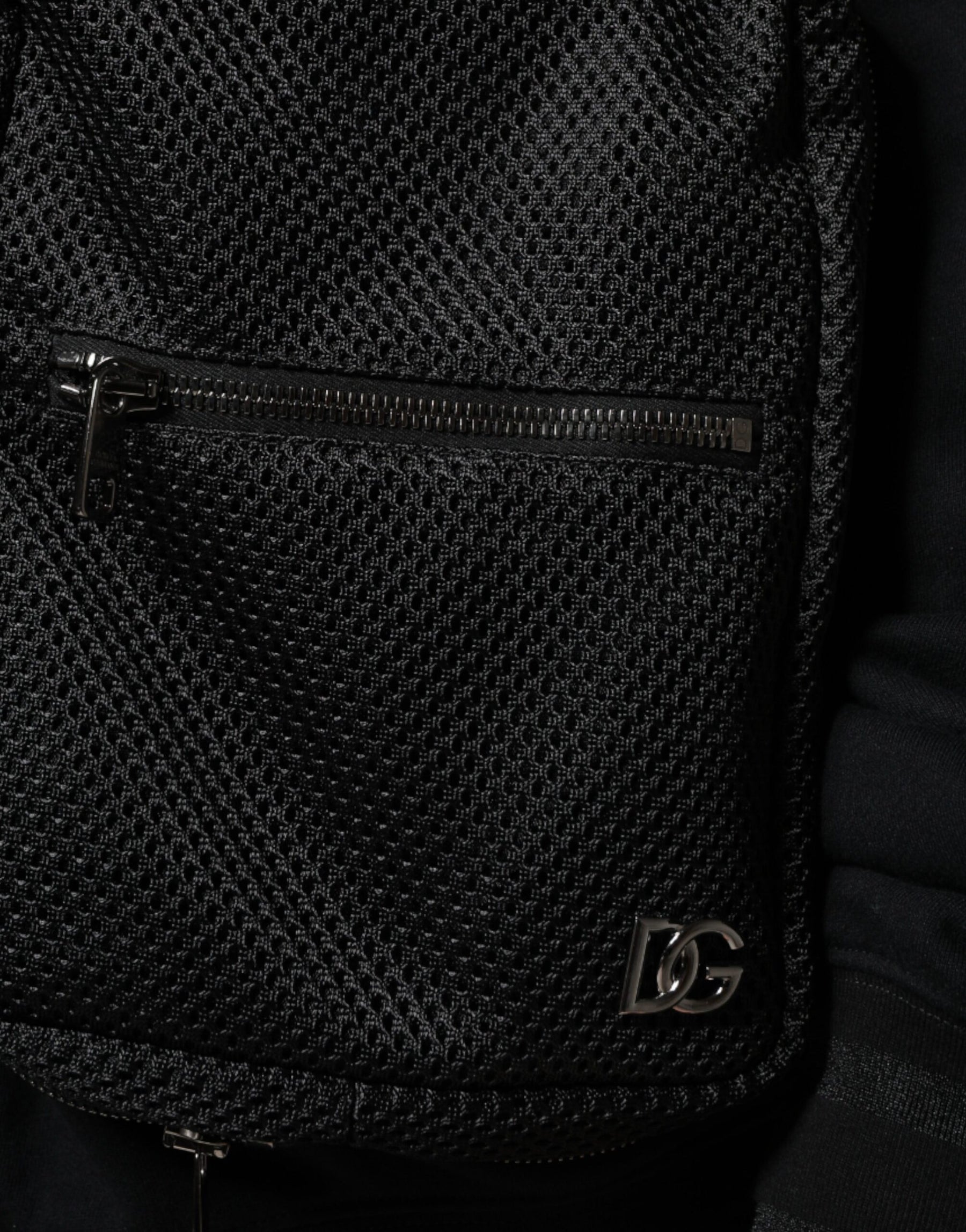 Dolce & Gabbana Black Hooded Pullover Men Sweatshirt Sweater | Regal Royce