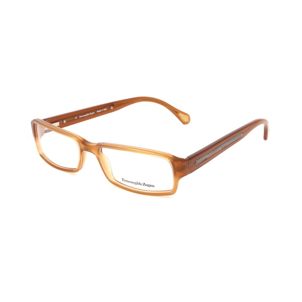 Ermenegildo Zegna Brown Plastic Glasses (Frames) | Regal Royce