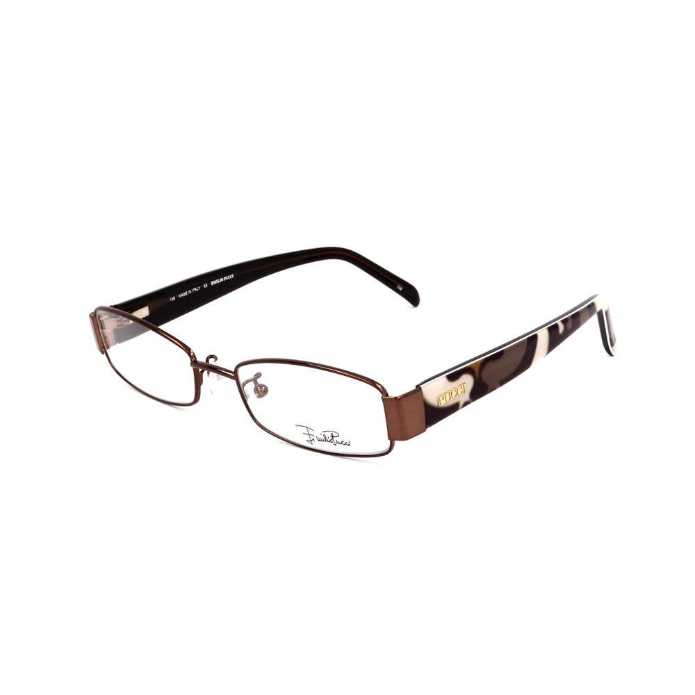 Emilio Pucci Brown Metal Glasses (Frames) | Regal Royce