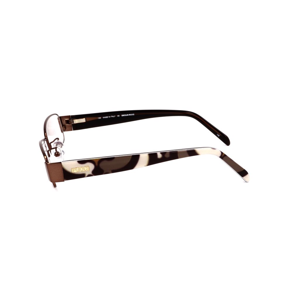 Emilio Pucci Brown Metal Glasses (Frames) | Regal Royce
