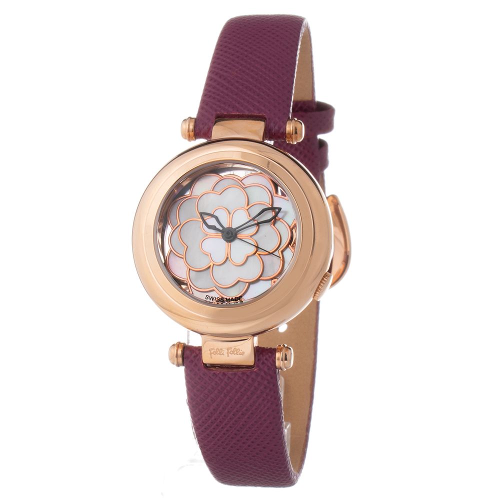 Folli Follie Purple Leather Dress Watch | Regal Royce