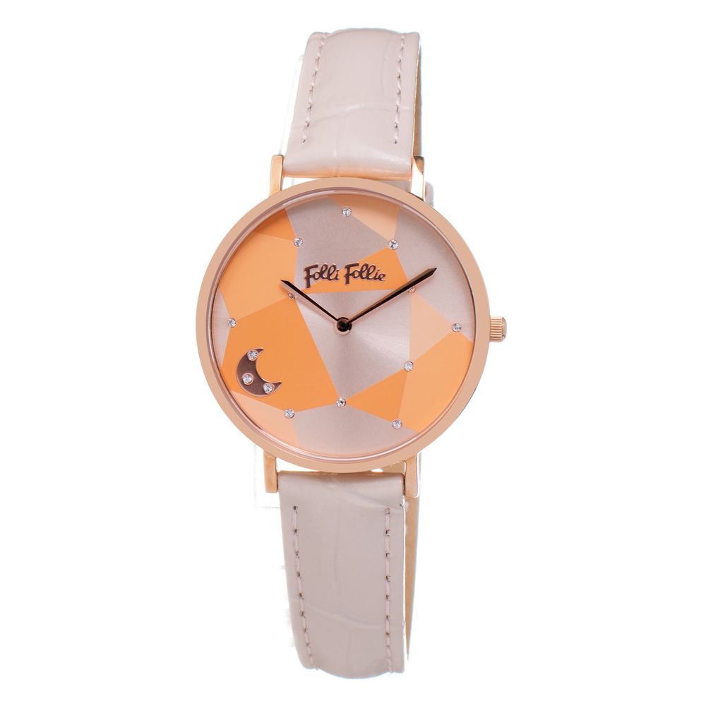Folli Follie Beige Leather Dress Watch | Regal Royce
