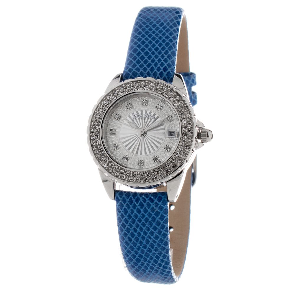 Folli Follie Blue Leather Dress Watch | Regal Royce