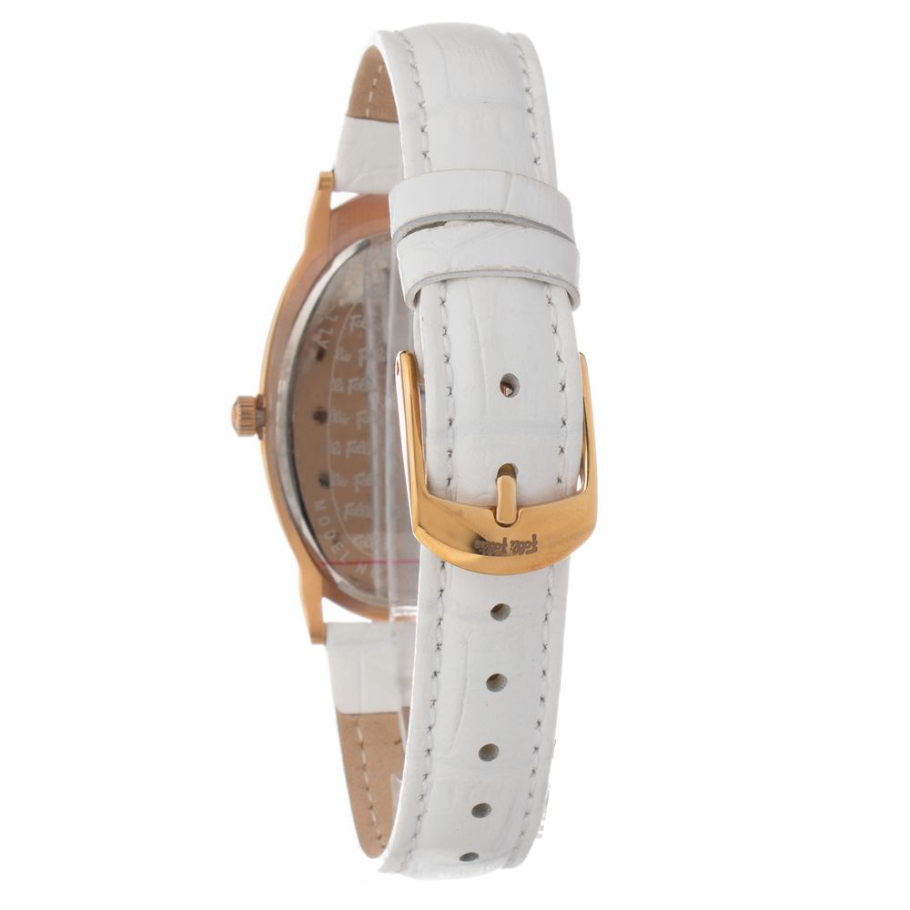Folli Follie White Leather Dress Watch | Regal Royce