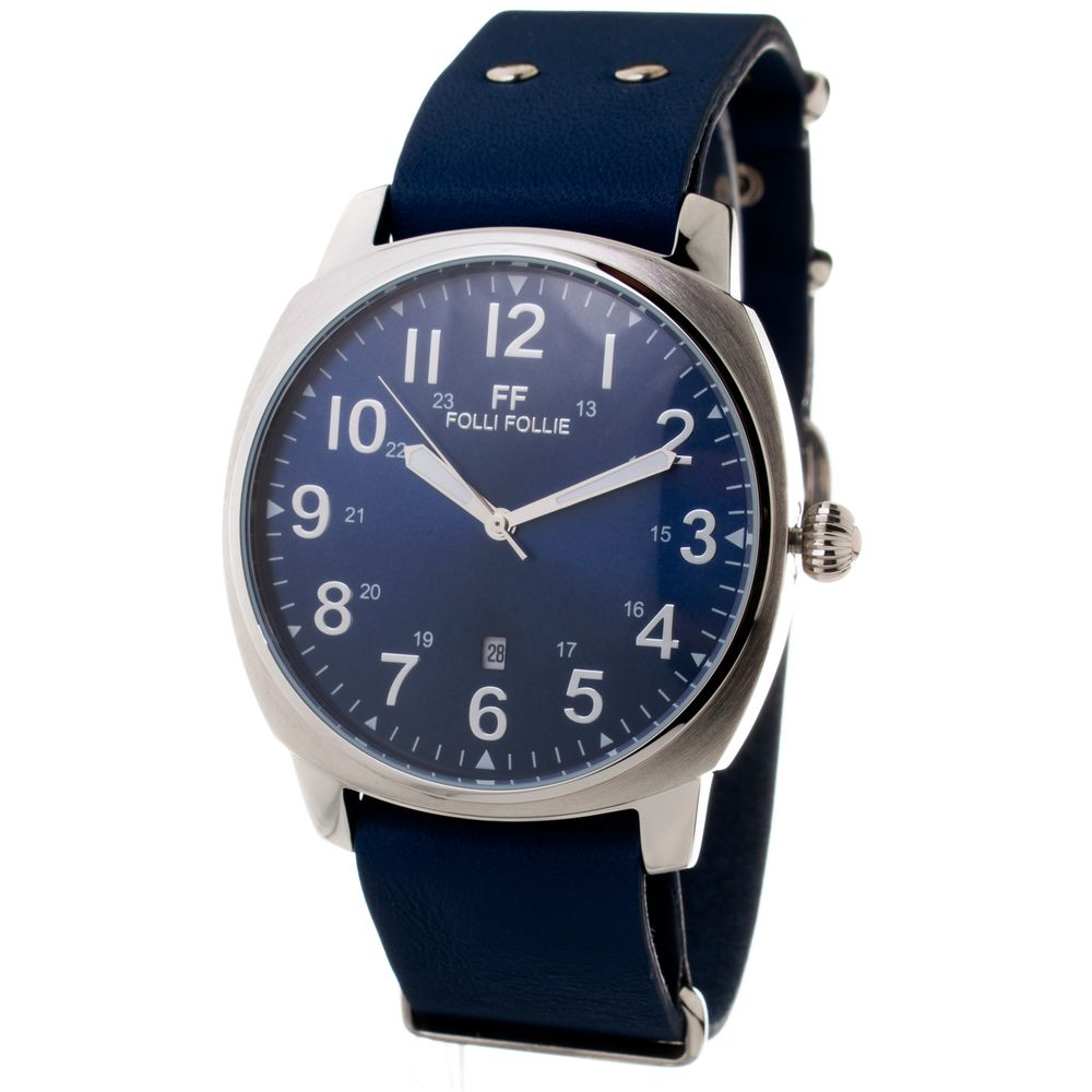 Folli Follie Blue Leather Dress Watch | Regal Royce