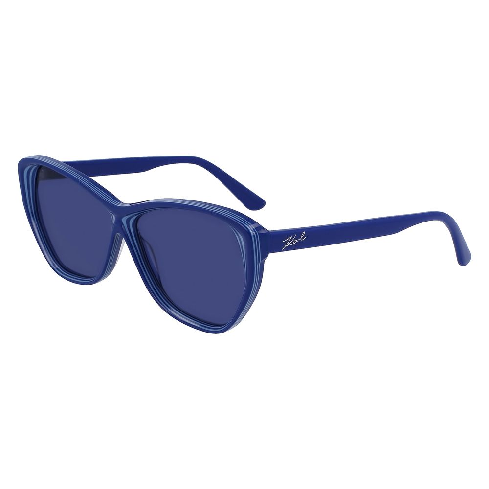 Karl Lagerfeld Blue Acetate Sunglasses | Regal Royce