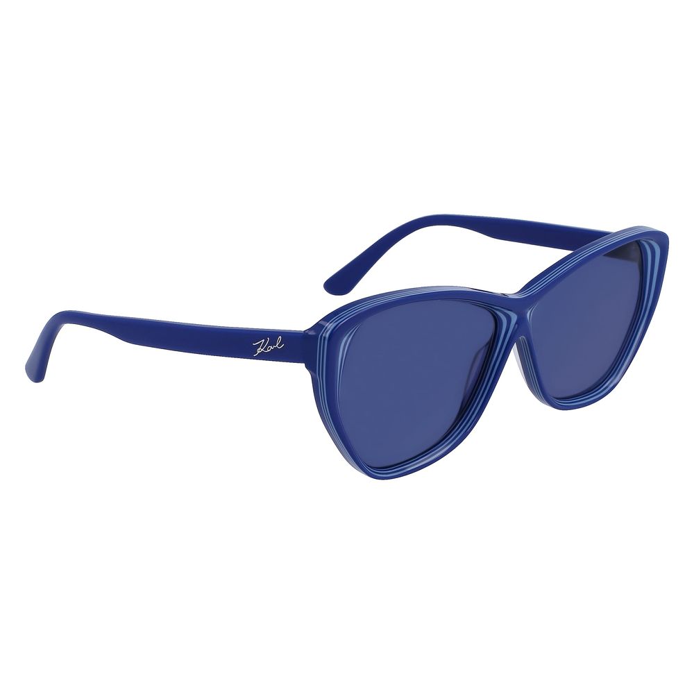 Karl Lagerfeld Blue Acetate Sunglasses | Regal Royce