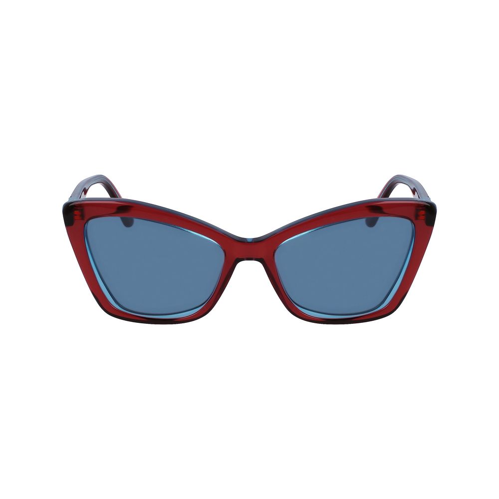 Karl Lagerfeld Red Acetate Sunglasses