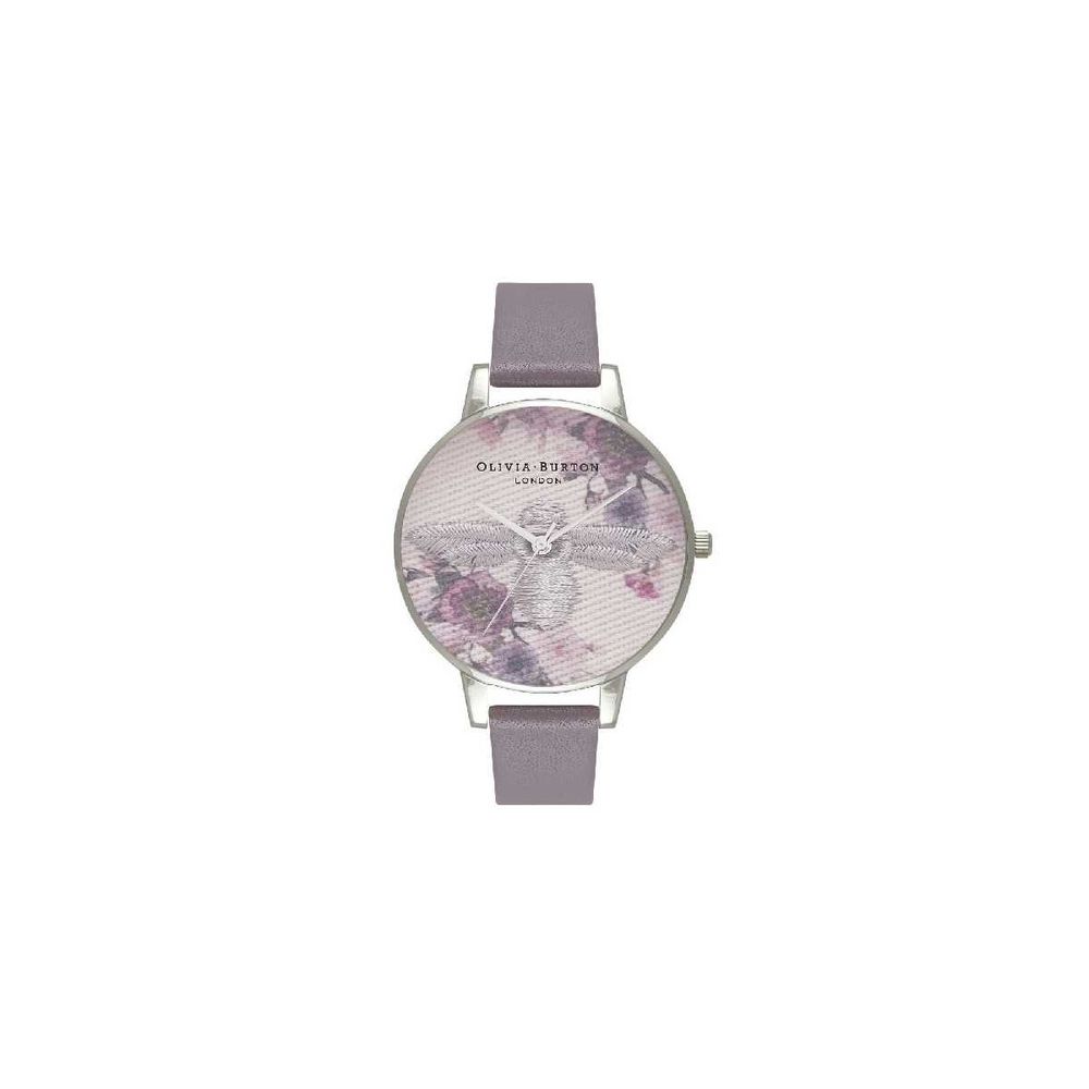 Olivia Burton Gray Artificial Leather Dress Watch | Regal Royce