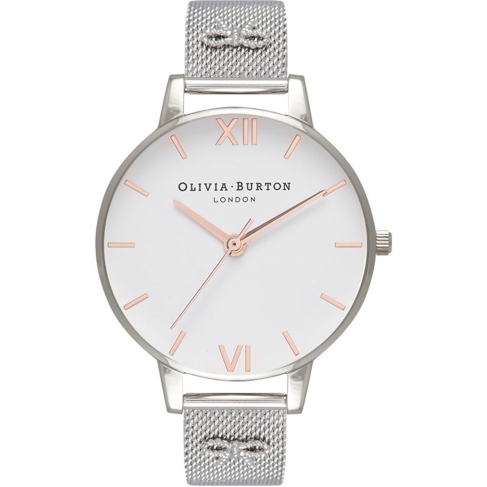 Olivia Burton Silver Stainless Steel Dress Watch | Regal Royce