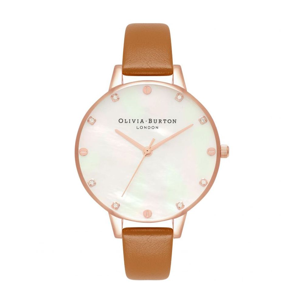 Olivia Burton Brown Artificial Leather Dress Watch | Regal Royce