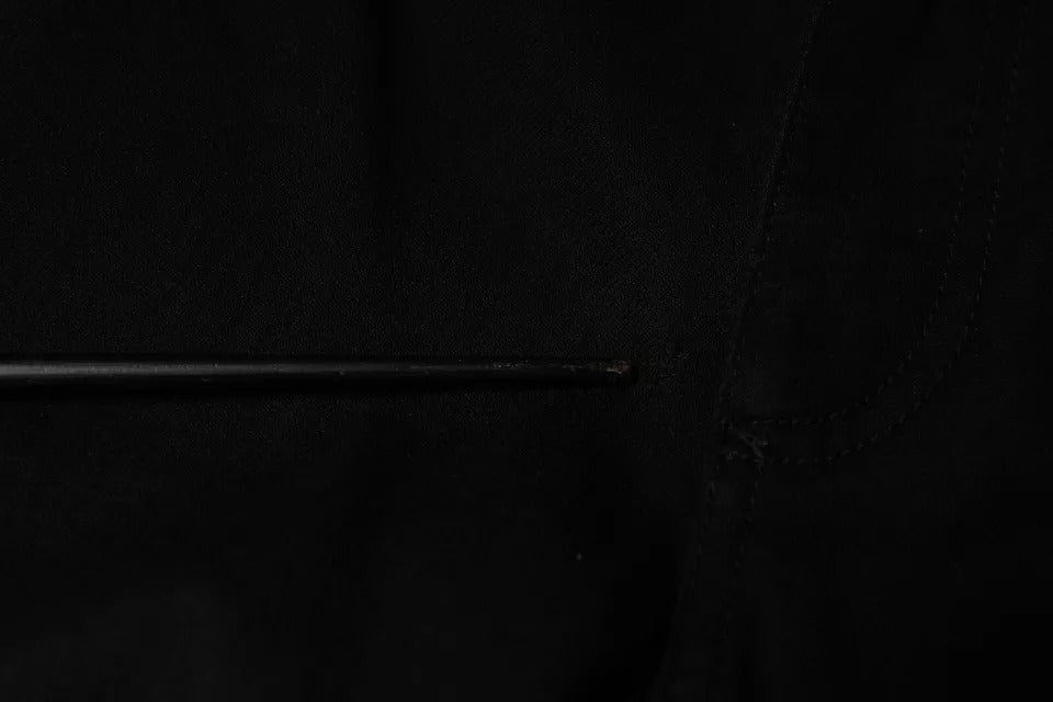 Dolce & Gabbana Black Cotton Stretch Skinny Men Denim Jeans | Regal Royce