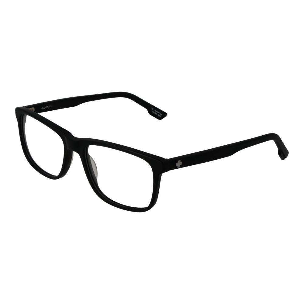 Spy Black Plastic Glasses (Frames) | Regal Royce