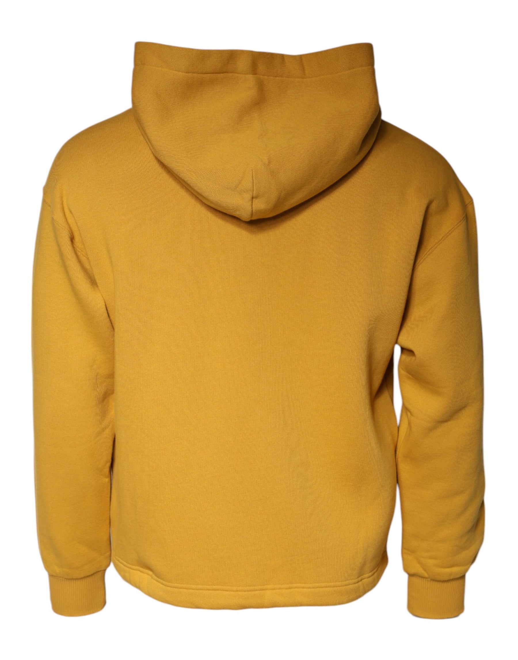 Dolce & Gabbana Mustard DG Hooded Men Sweatshirt Sweater | Regal Royce