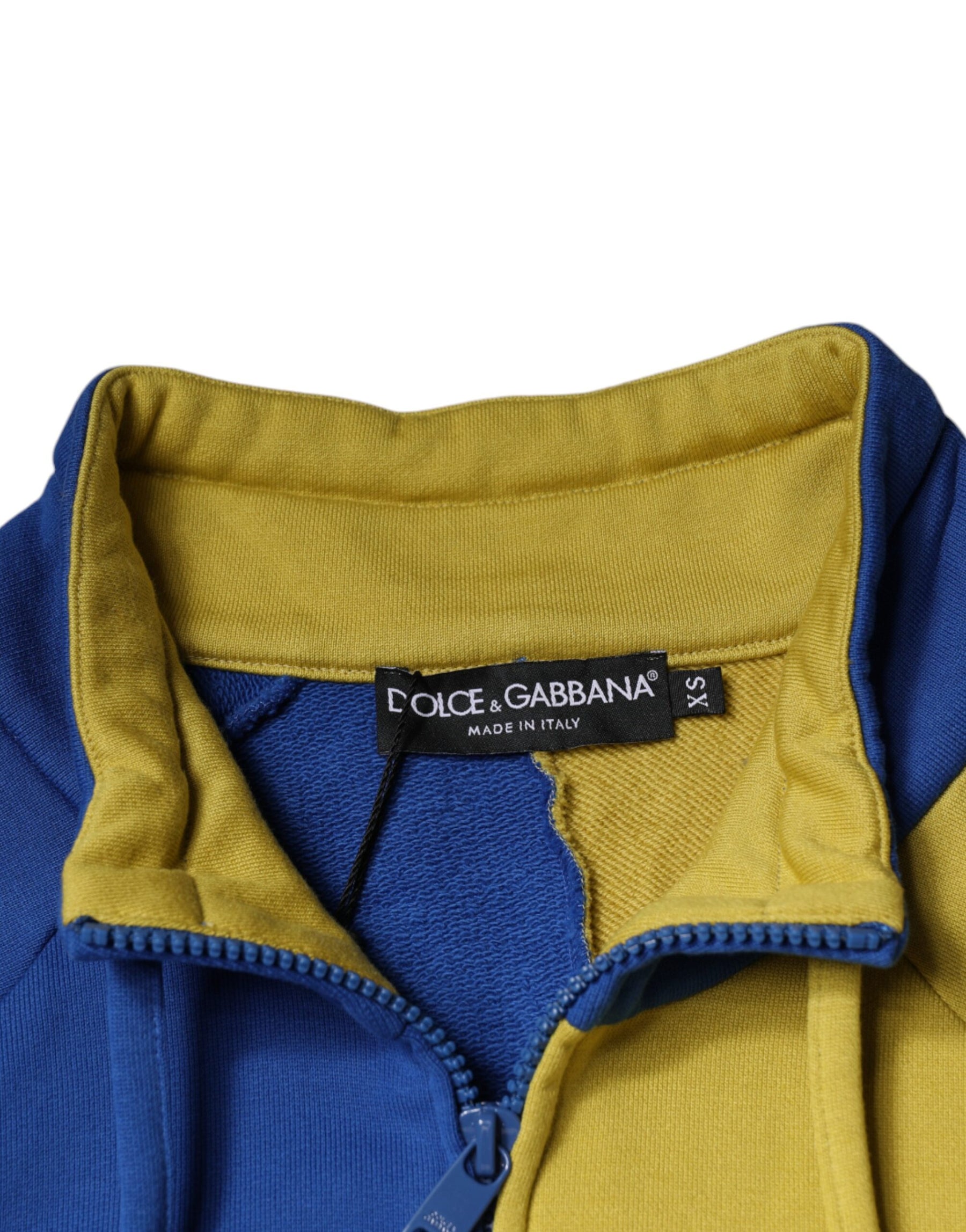 Dolce & Gabbana Multicolor Patchwork Men Sweatshirt Sweater | Regal Royce