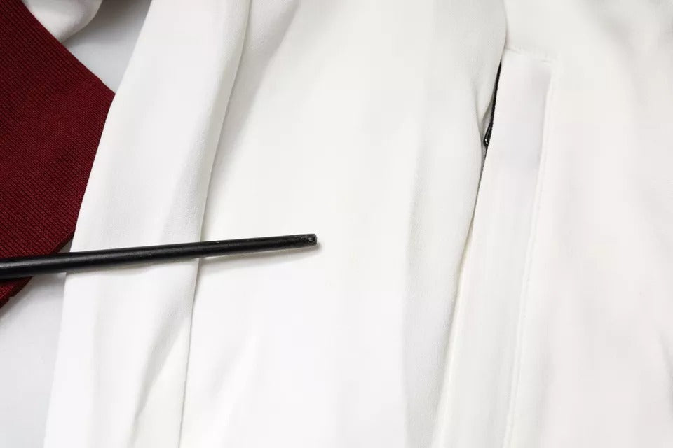 Dolce & Gabbana Red White Logo Full Zip Sweatshirt Sweater | Regal Royce