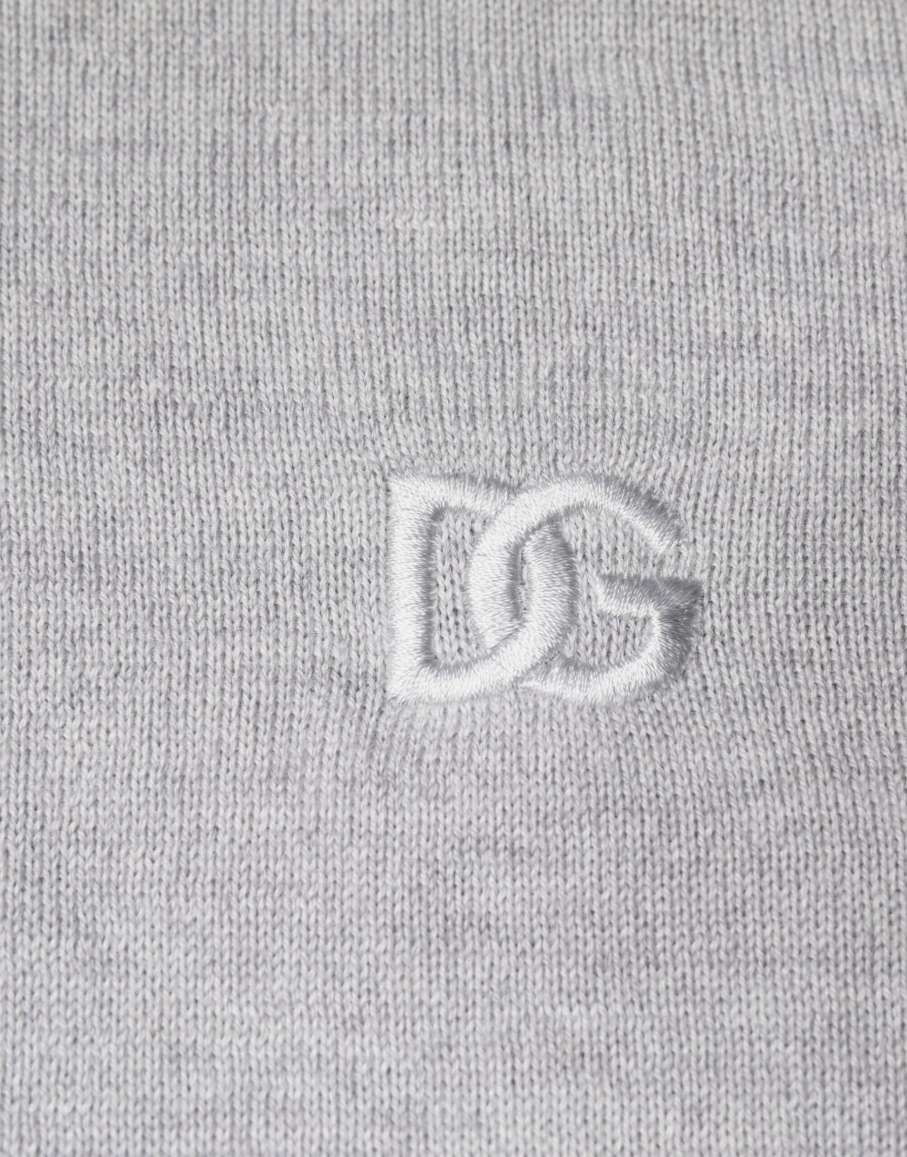 Dolce & Gabbana Light Gray Wool Crew Neck Pullover Sweater | Regal Royce