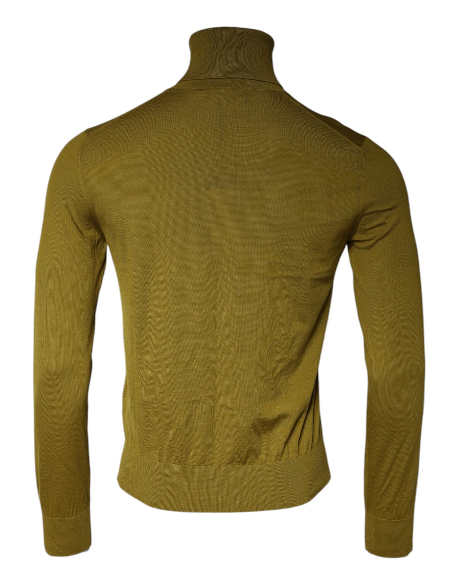 Dolce & Gabbana Brown Cashmere Turtleneck Pullover Sweater | Regal Royce
