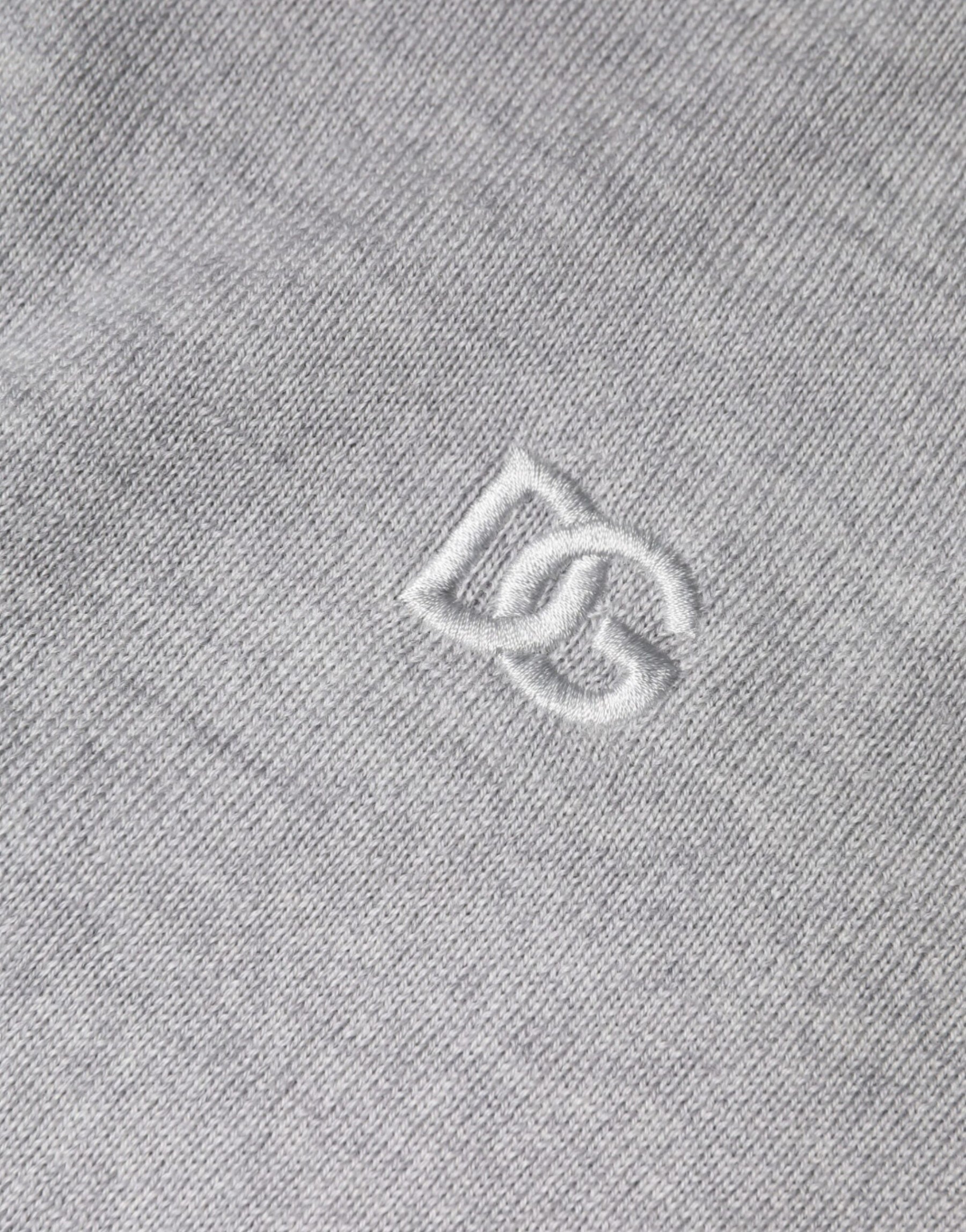 Dolce & Gabbana Light Gray Wool Crew Neck Pullover Sweater | Regal Royce