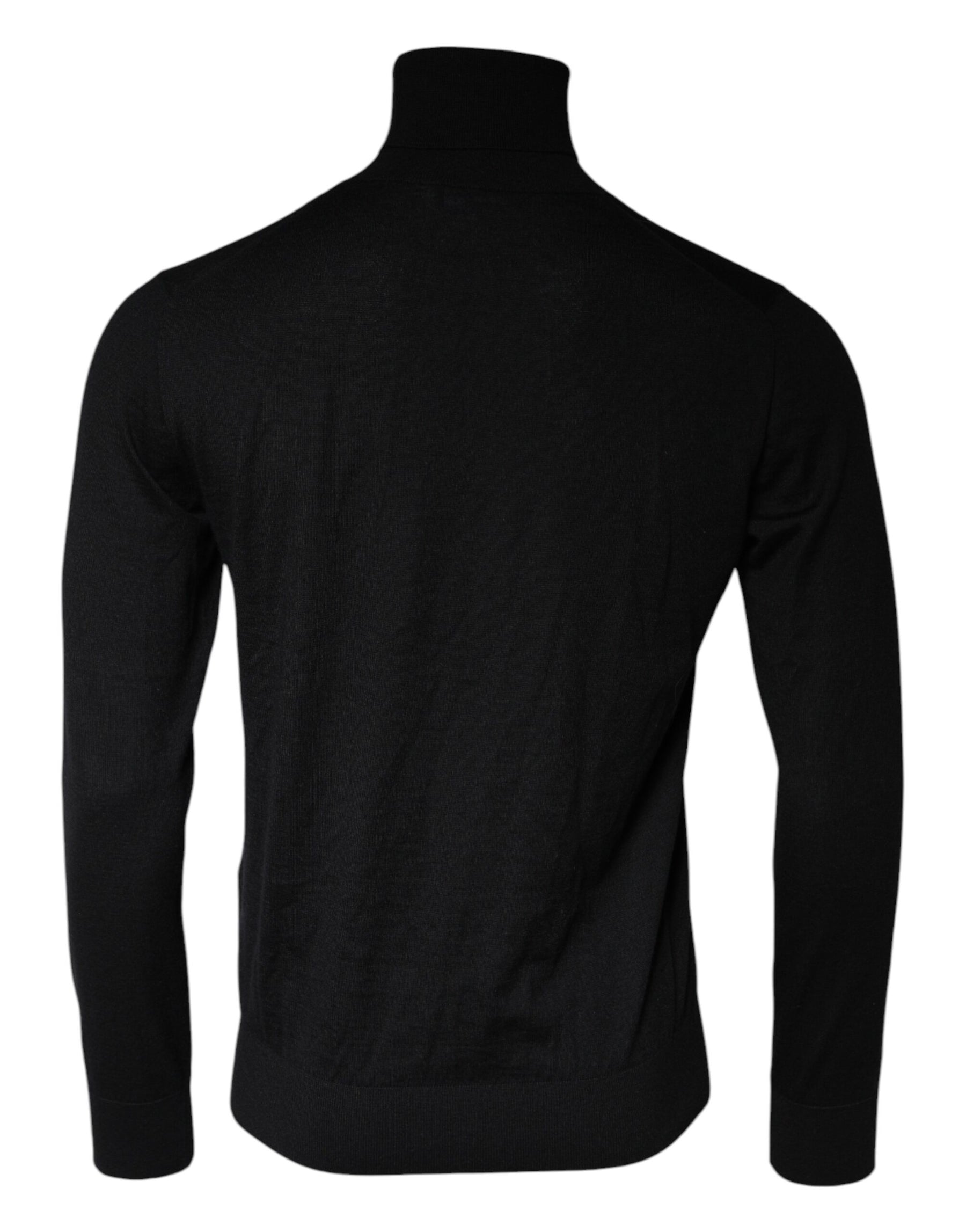 Dolce & Gabbana Black LongSleeve Turtleneck Pullover Sweater | Regal Royce