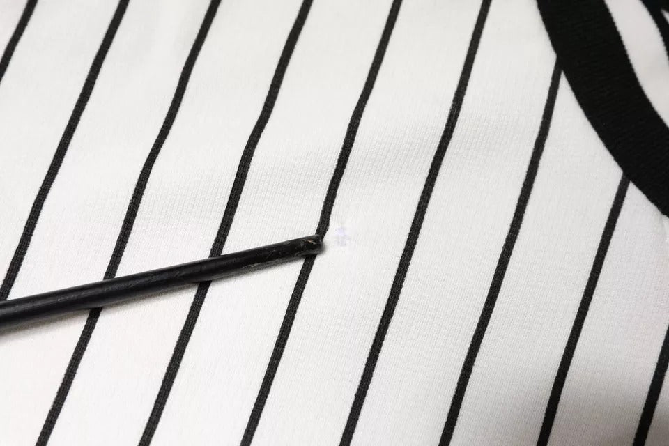 Dolce & Gabbana Black White Stripes Logo Sweatshirt Sweater | Regal Royce