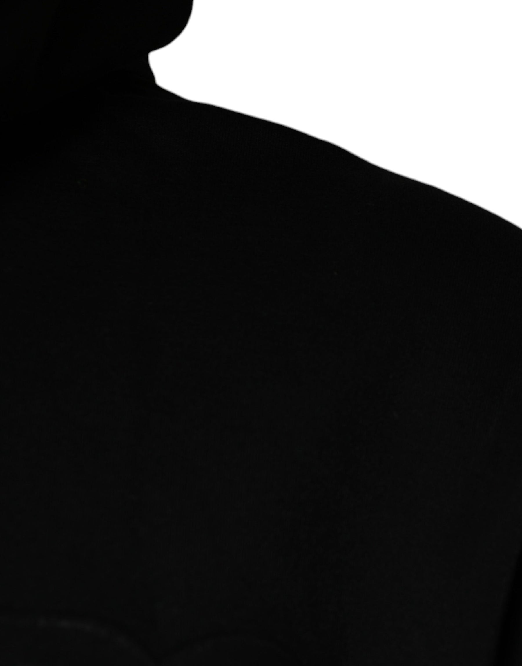 Dolce & Gabbana Black Pocket CottonHooded Sweatshirt Sweater | Regal Royce