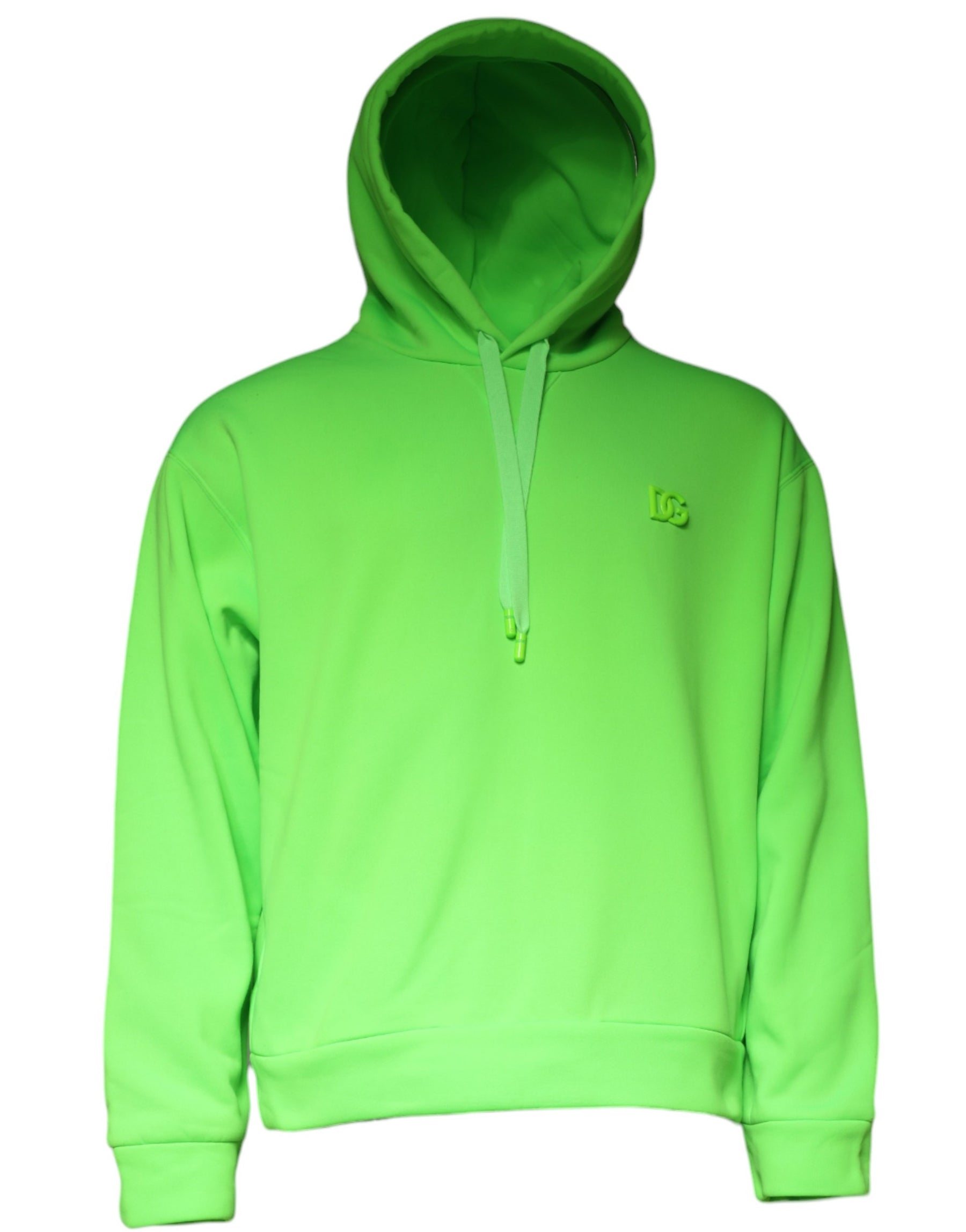 Dolce & Gabbana Green Logo Hooded Pullover Sweatshirt Sweater | Regal Royce