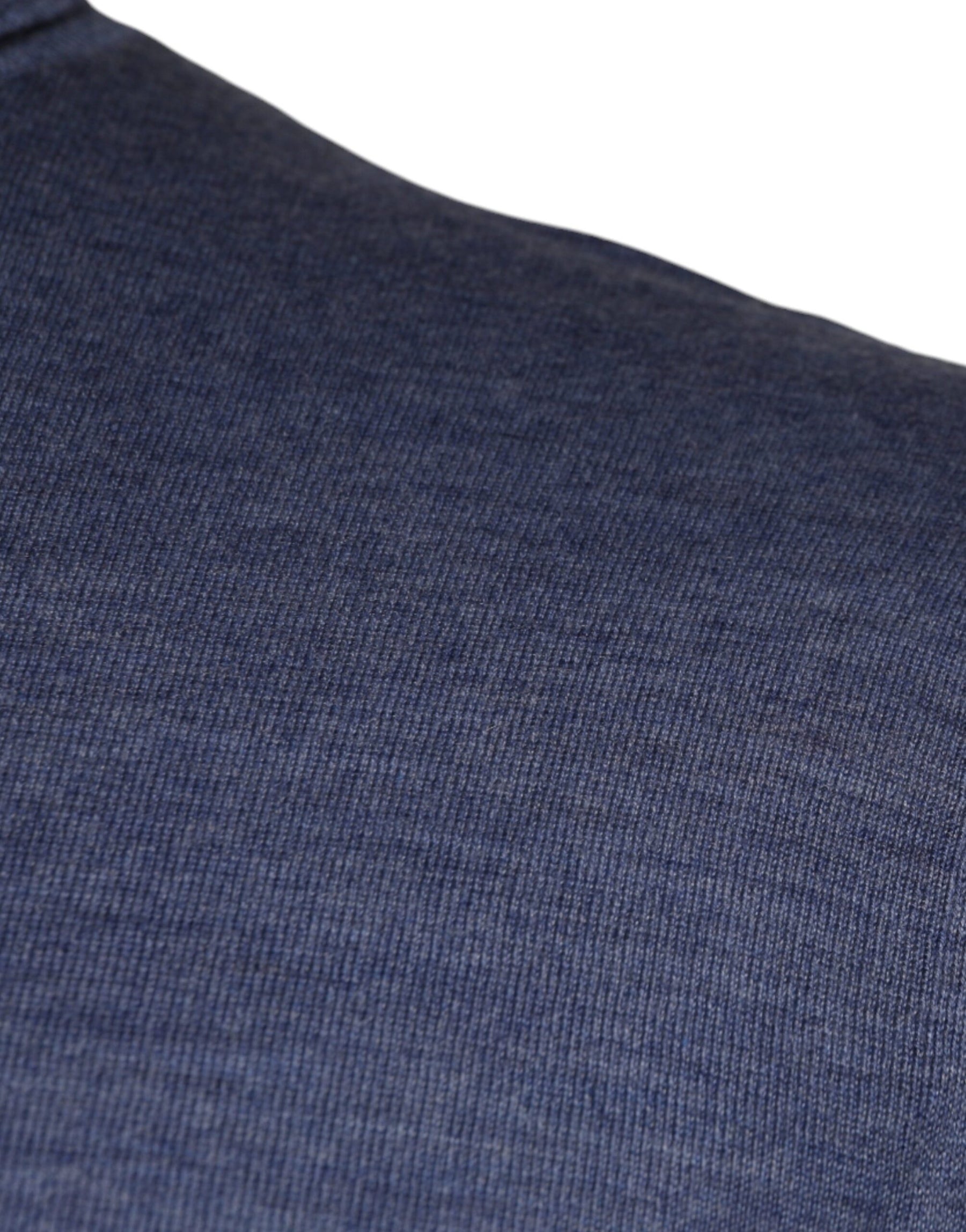 Dolce & Gabbana Purple Blue Long Sleeve Turtleneck Pullover Sweater | Regal Royce