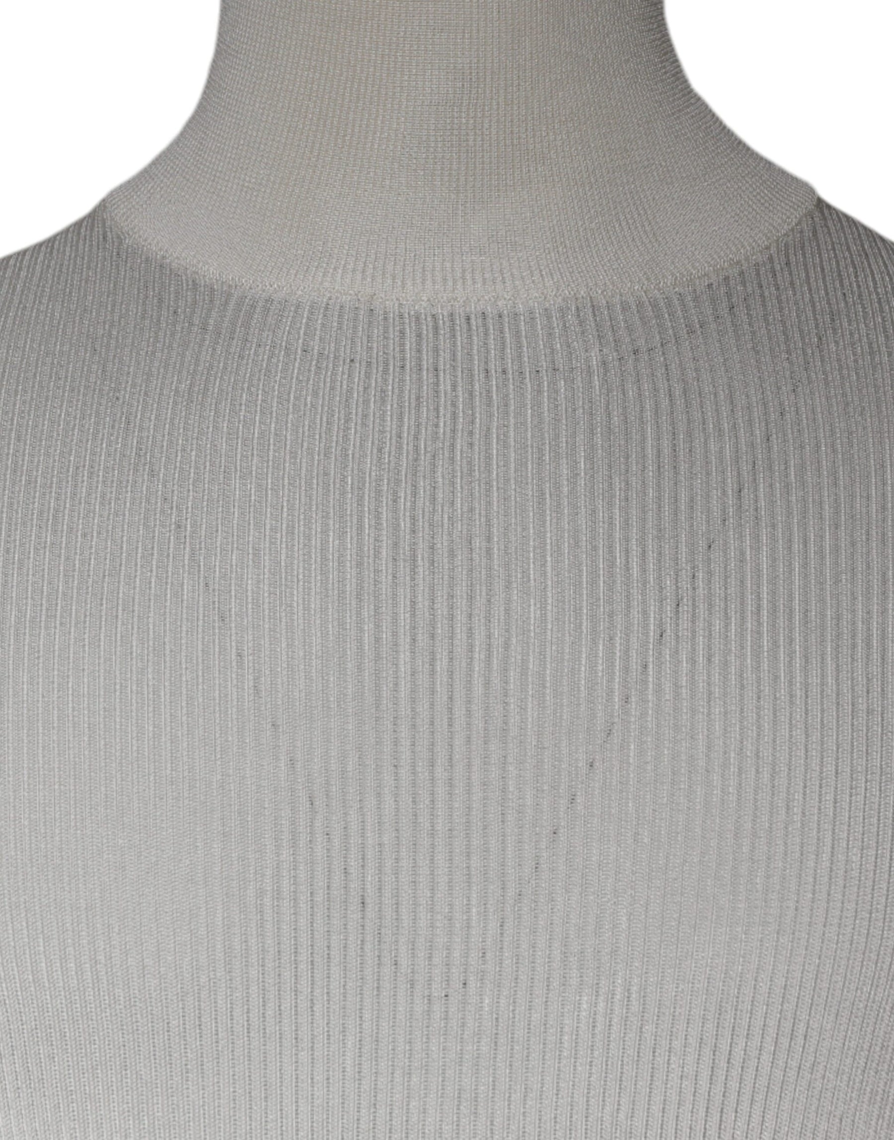 Dolce & Gabbana White Long Sleeve Turtleneck Men Pullover Sweater | Regal Royce
