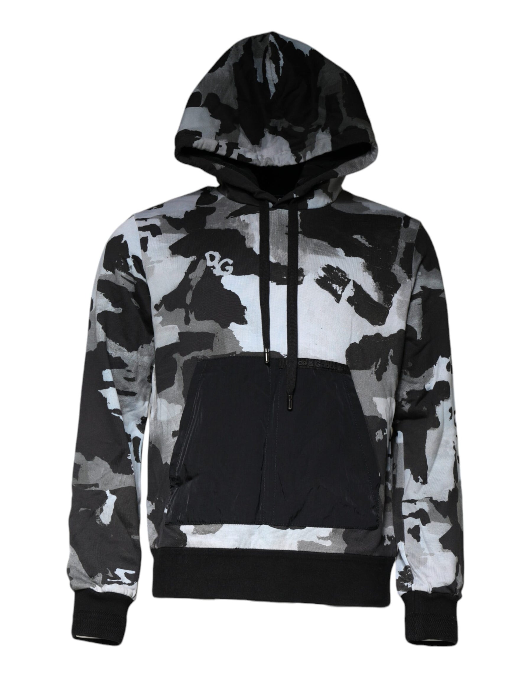 Dolce & Gabbana Multicolor Camouflage Men Hooded Sweater | Regal Royce