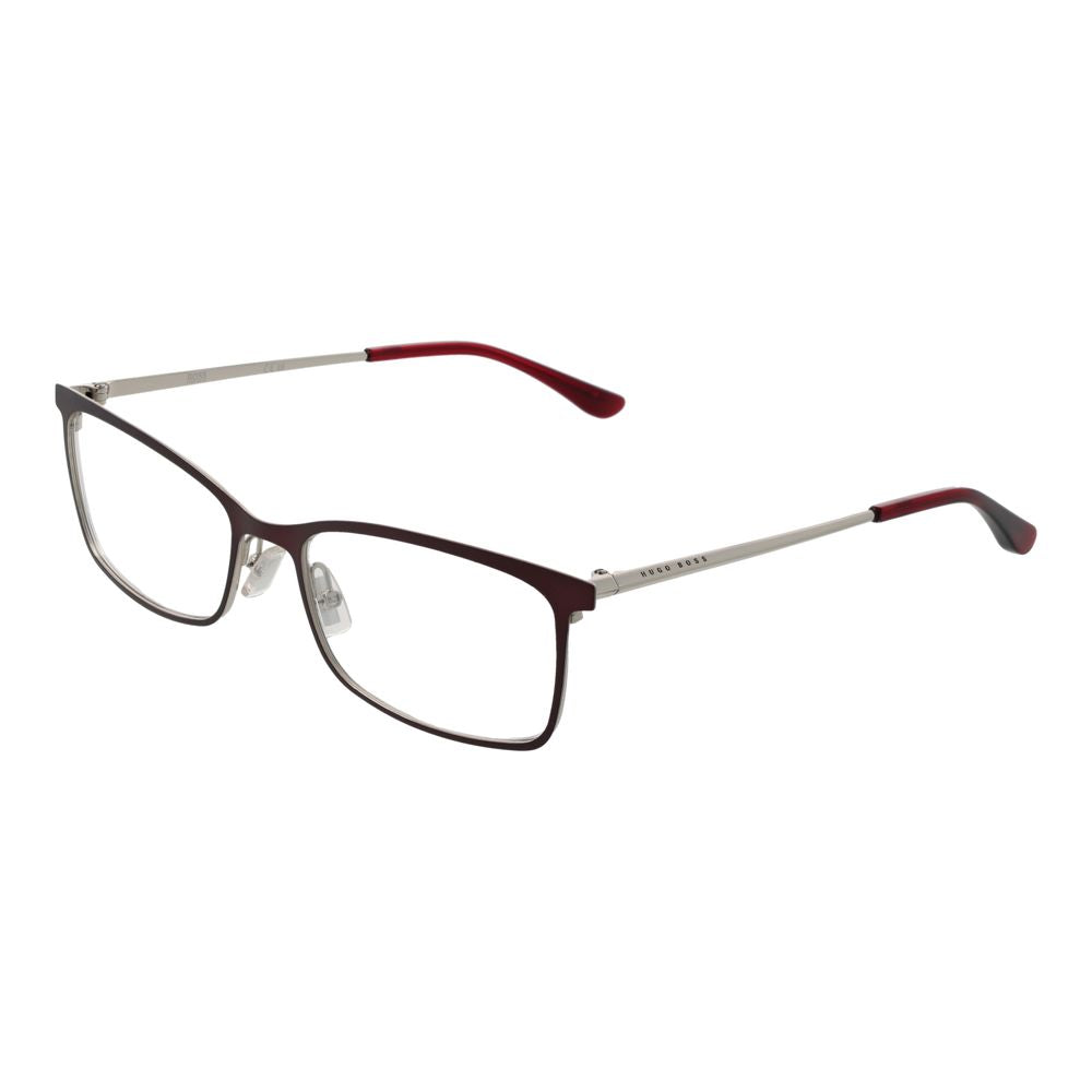 Hugo Boss Burgundy Stainless Steel Glasses (Frames) | Regal Royce