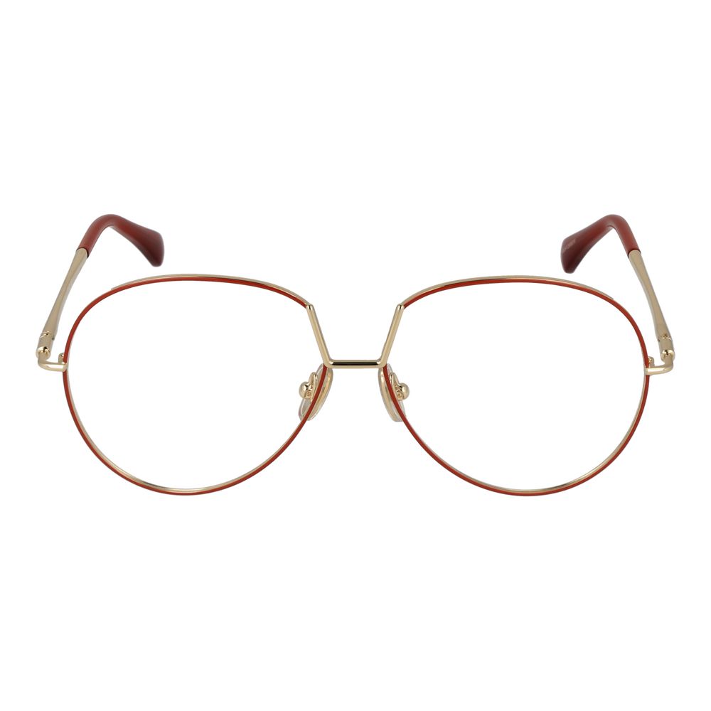 Max Mara Orange Metal Glasses (Frames) | Regal Royce