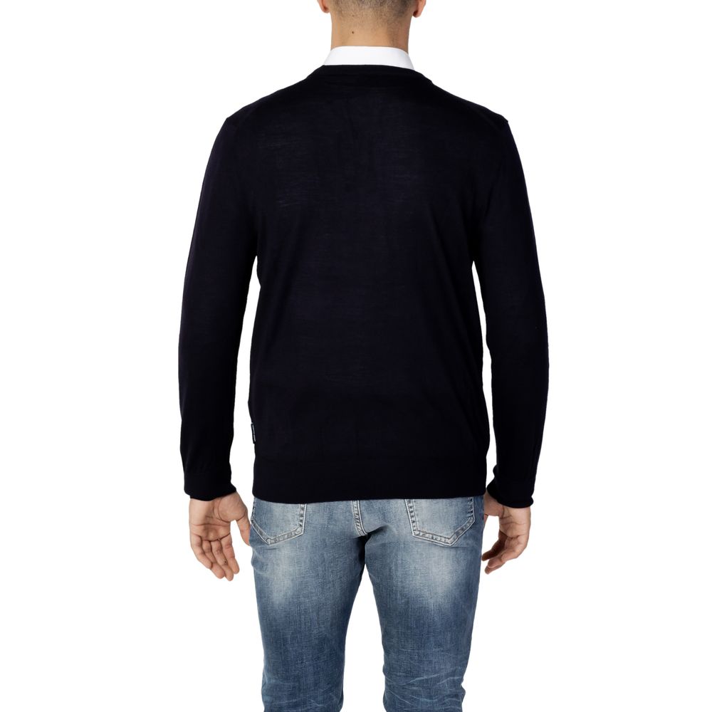 Armani Exchange Blue Wool Sweatshirt | Regal Royce