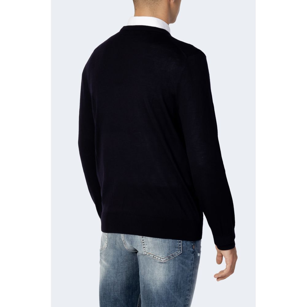 Armani Exchange Blue Wool Sweatshirt | Regal Royce