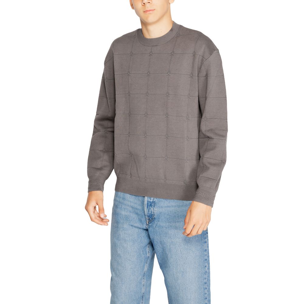 Armani Exchange Gray Cotton Sweatshirt | Regal Royce