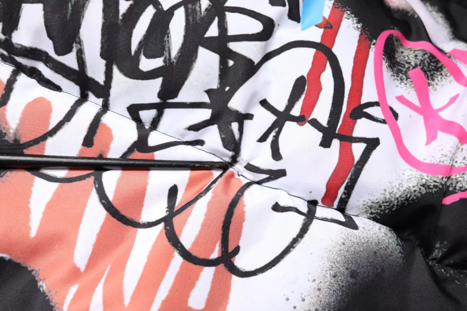 Dolce & Gabbana Multicolor Graffiti Hooded Windbreaker Jacket | Regal Royce